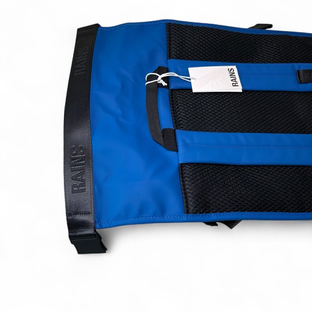 Rains Trail Rolltop Backpack W3 - Blue NWT Unisex - Picture 15 of 16